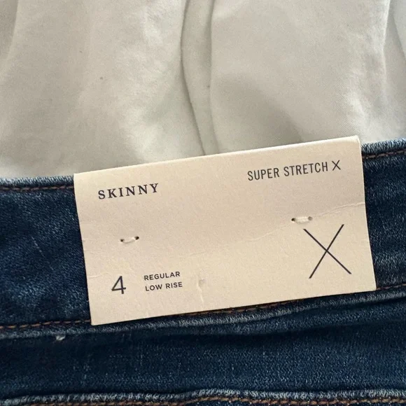 American Eagle Outfitters Blue Skinny Jeans Distressed - Picture 5 of 5